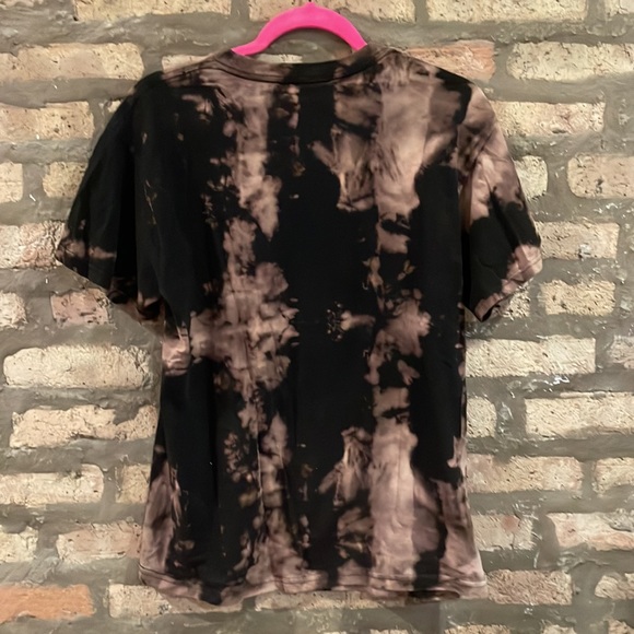 Hand Bleached Tie Dye Disney Max T-shirt - Picture 2 of 2